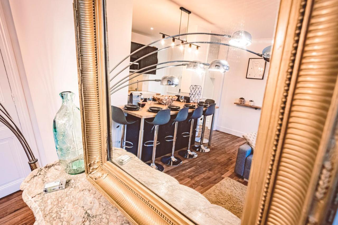 Charme De L'Ancien Pour Cet Appartement Entierement Renove Dans L'Hypercentre De Reims Exterior photo